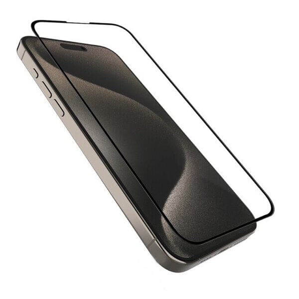 Brave iPhone 15 Pro Max - 2 5D Curved Black Edges 9H Tempered Glass Easy