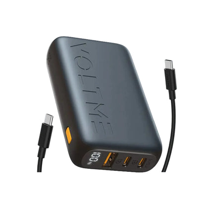 Voltme Hypercore 10K Trio Ultra-Compact 35W Power Bank - Deep Blue product photo