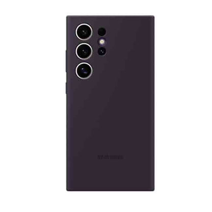 Samsung Dark Violet Silicone Case - for Samsung Galaxy S24 Ultra product photo