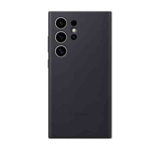 Samsung Black Vegan Leather Case - for Samsung Galaxy S24 Ultra product photo