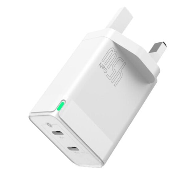 Brave 45W GaN Dual Type-C Fast Charger Smart & Safe Protection Chip Type-C to