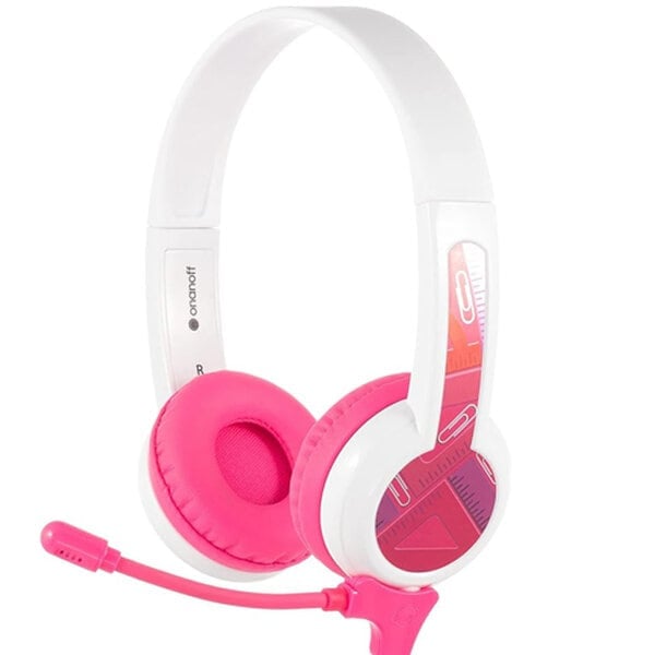 BuddyPhones ONANOFF StudyBuddy Headphones- Pink