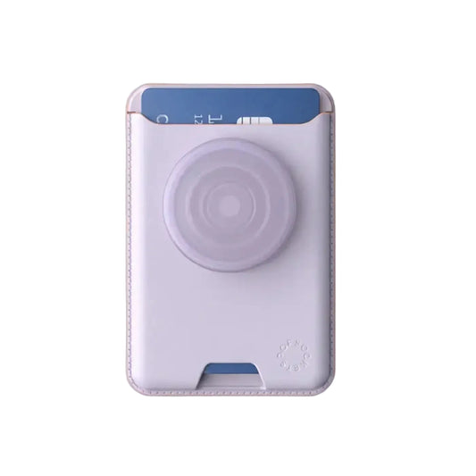 PopSockets Softgoods PopWallet+ for MagSafe-Pale Lavender product photo
