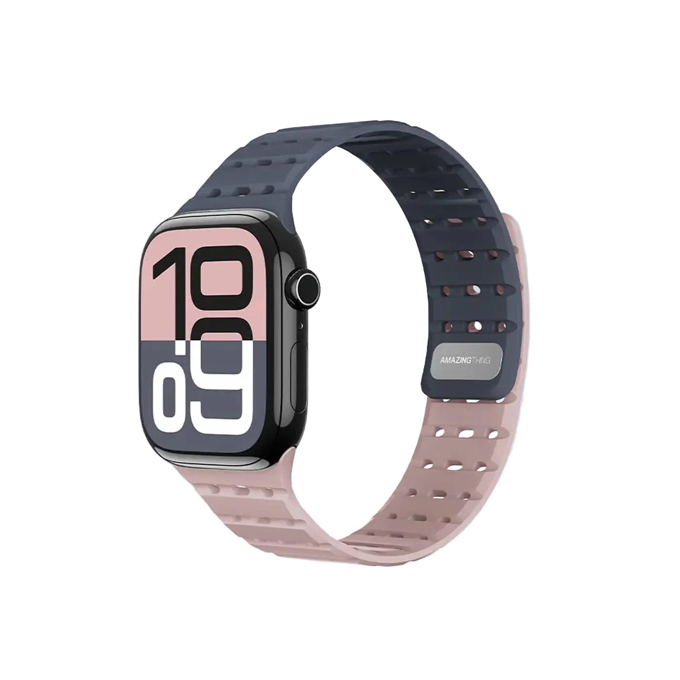 AmazingThing Omni Veroflex Watch Band Apple Watch - Pink & Grey product photo