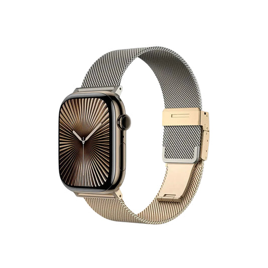 AmazingThing Apple Watch Strap 46m Omni StyleFlip Band- Rose Gold Silver product photo
