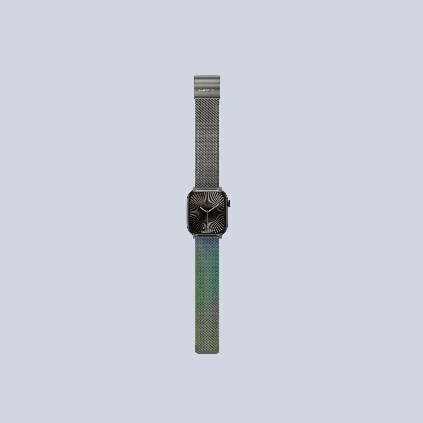 AmazingThing Omni Style Flip Watch Band Apple Watch Rainbow & Black product photo