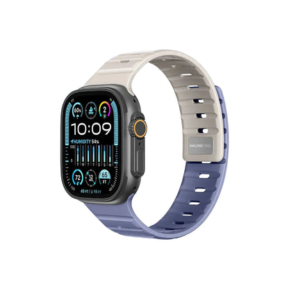 AmazingThing Apple Watch Strap 49 46 45 SilqLock-Starlight Blue product photo