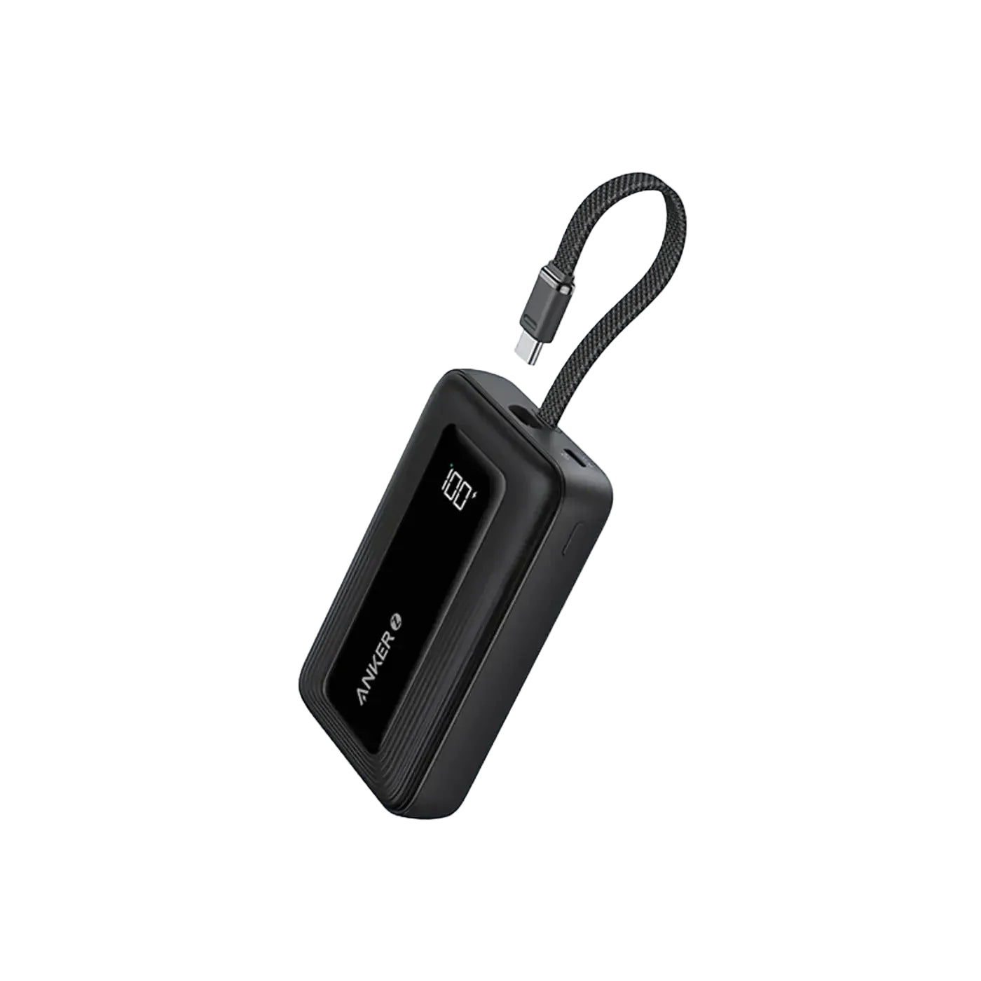 Anker Zolo Power Bank 10K 30W Built-In USB-C Cable Black product photo