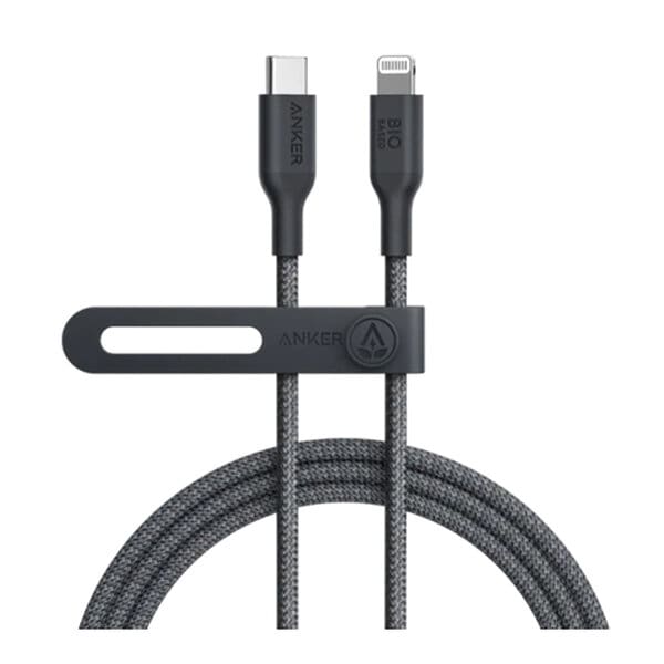 Anker PowerLine 542 USB-C to Lightning Bio-Nylon 0 9m 3ft -Black