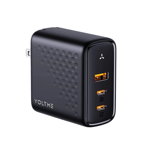 Voltme Revo 100 CCA GaN Tech 3 Ports 100W Wall Charger Black product photo