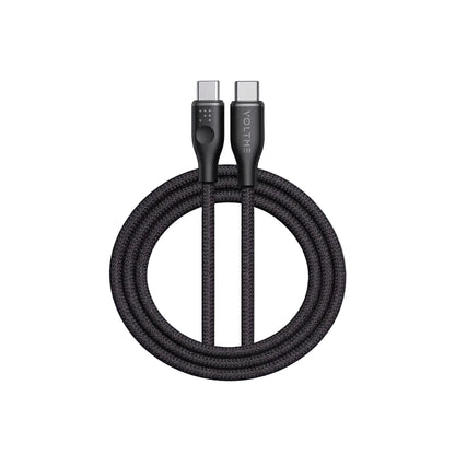 Voltme Powerlink Rugg Cable Type C to Type C 3A 1M 60W Black product photo