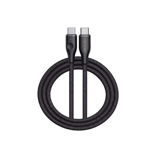 Voltme Powerlink Rugg Cable Type C to Type C 3A 1M 60W Black product photo