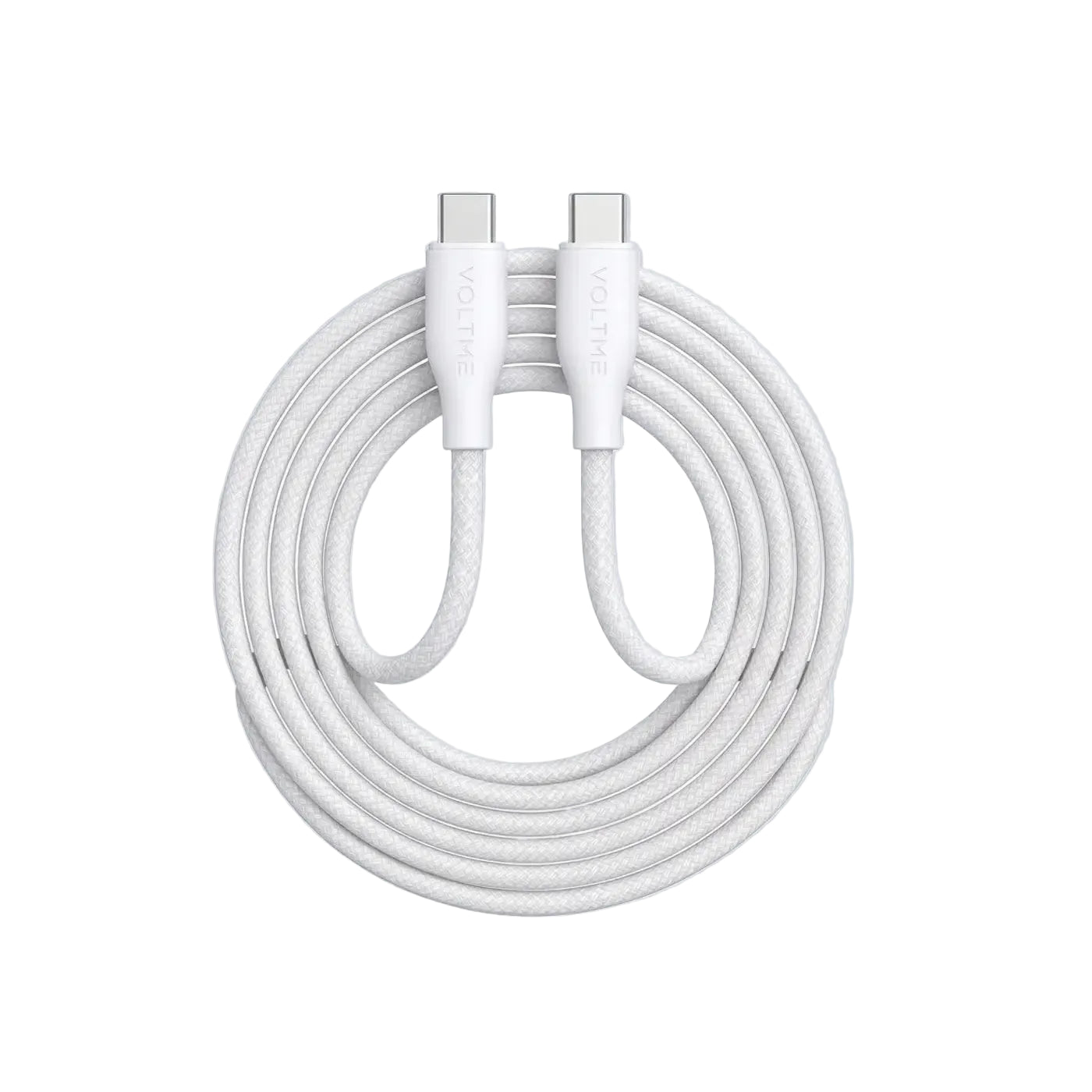 Voltme USB-C to USB-C PowerLink RUGG Fast Charge Cable 3A 60W- White product photo