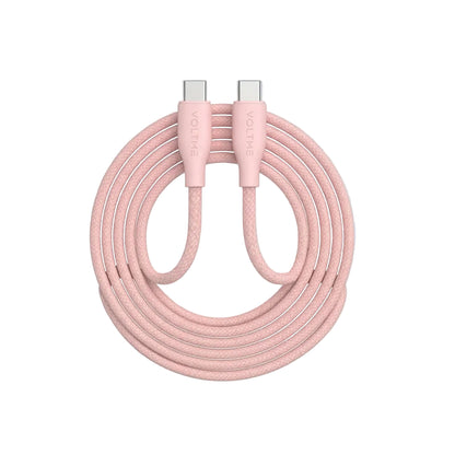 Voltme USB-C TO USB-C PowerLink RUGG Fast Charge Cable 3A 60W- Pink product photo