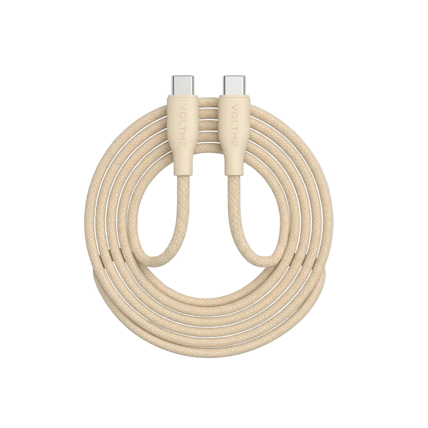 Voltme USB-C to USB-C PowerLink RUGG Fast Charge Cable 3A 60W -Beige product photo