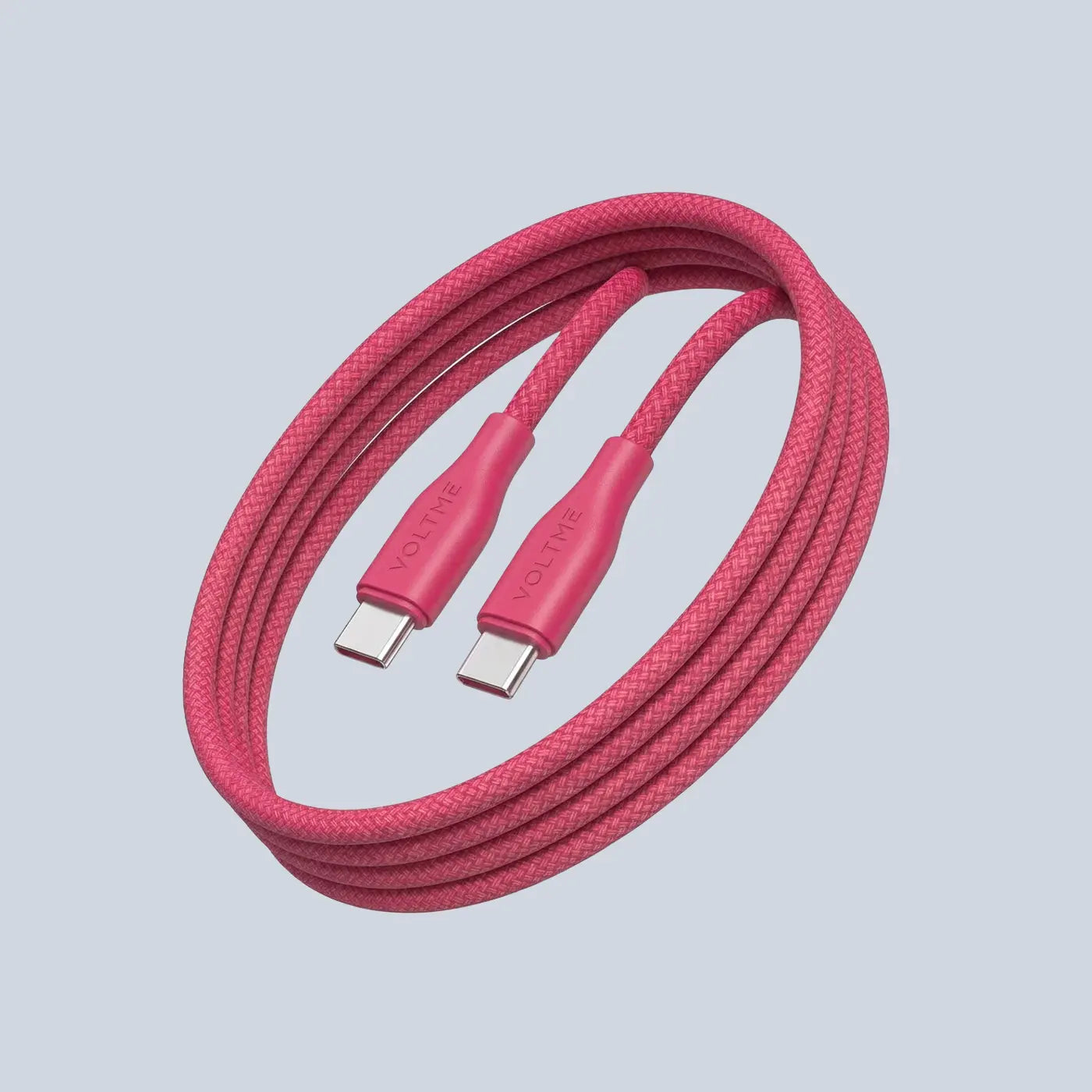 Voltme USB-C to iPhone PowerLink RUGG Fast Charge Cable 3A 30W - Pink product photo