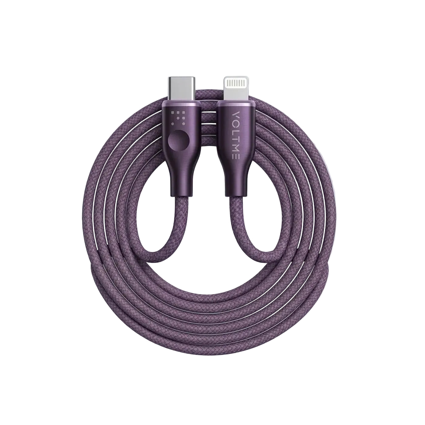 Voltme PowerLink RUGG Fast Charge Cable TYPE-C TO iPhone 3A 30W Edition PURPLE