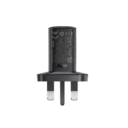 Acefast - 30W GaN USB-C Power Delivery 3-Pin UK Charging Plug - Black product photo