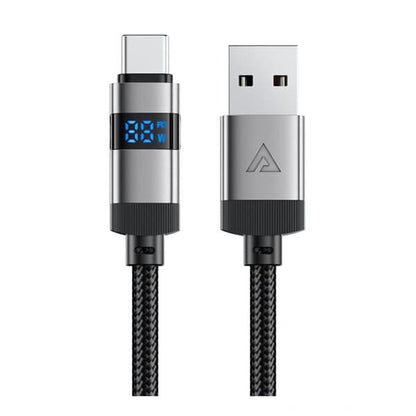 Acefast C15-04 USB to Type-C zinc Alloy Cable 1 2M Black product photo