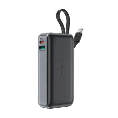 Acefast M7-10000 PD30W Power Bank with Cable Black product photo