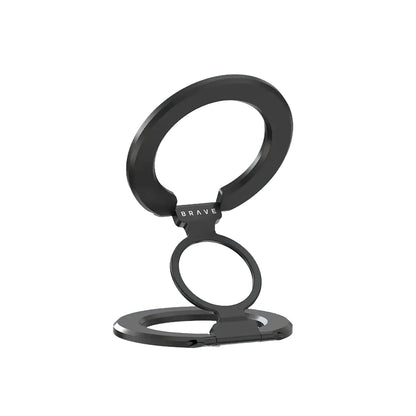 Brave MagGrip 3-in-1 Magnetic Ring Holder & Kickstand- Black product photo