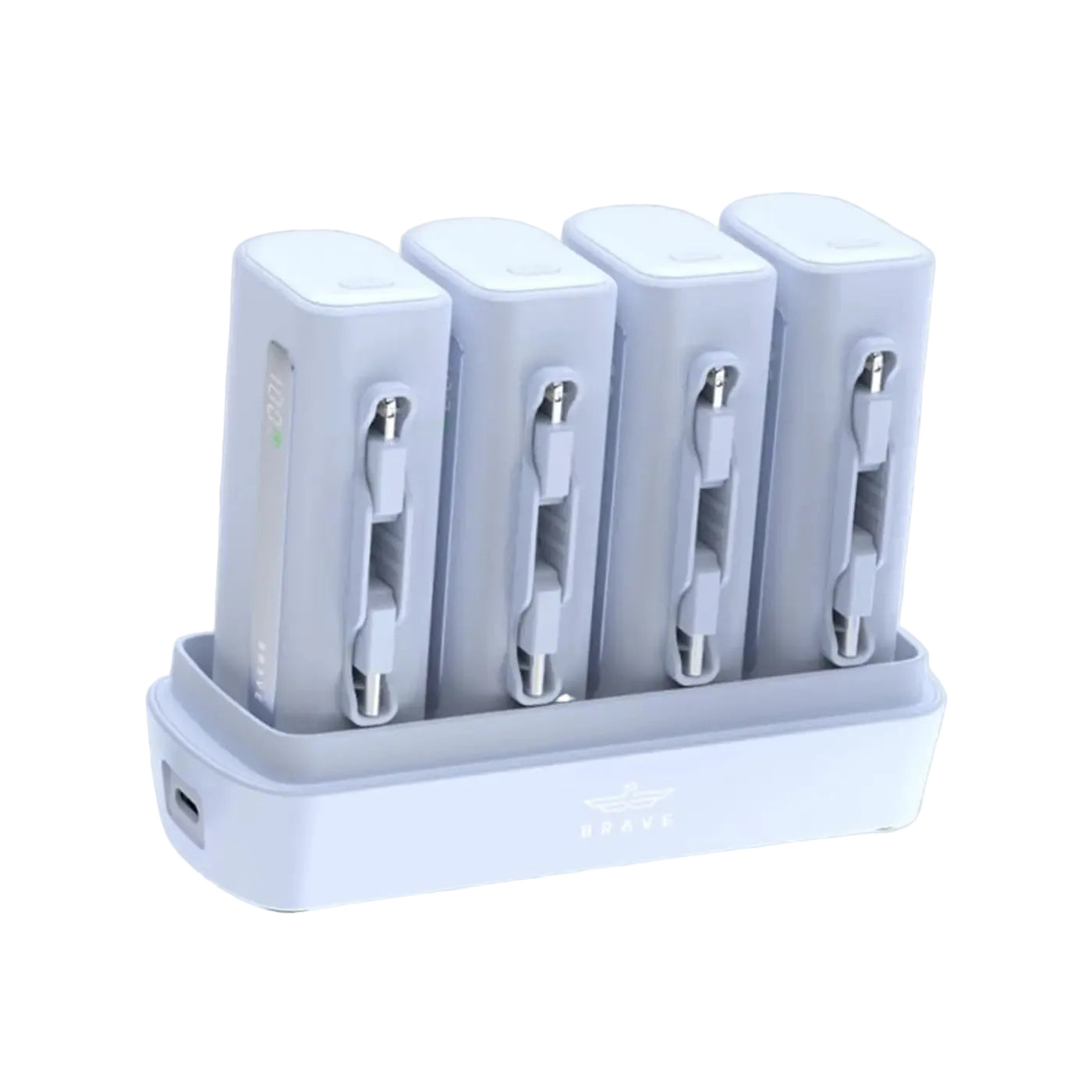 Brave 4-in-1 5000mAh Power Bank Station - Blue product photo