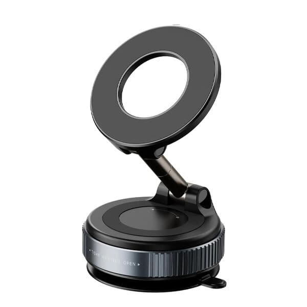 Vacuum Suction Phone Mount for Car Wireless K007- Black product photo