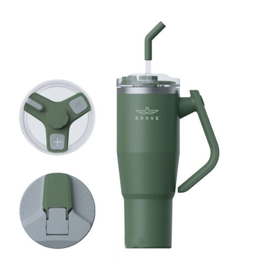 Brave Temp Guard Vacuum Insulated Travel Mug 1200mL - Green product photo