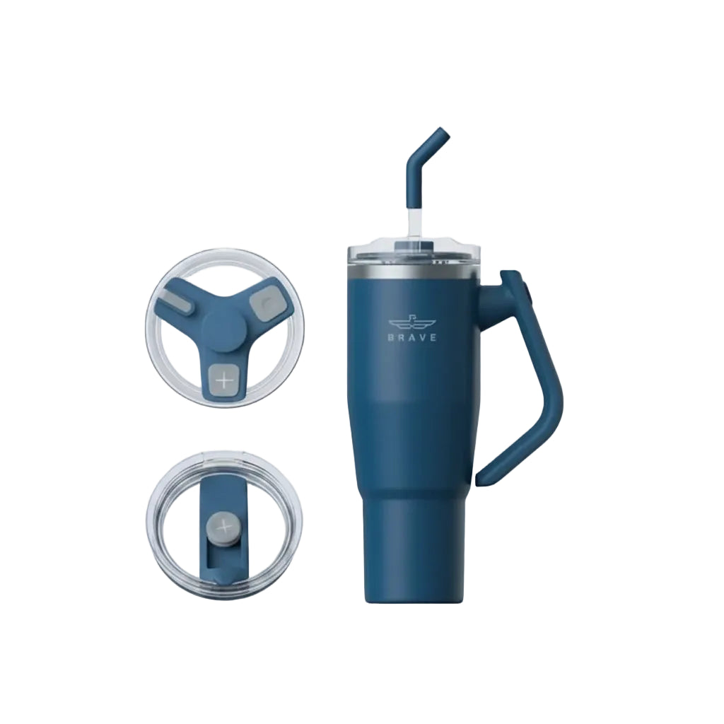 Brave Temp Guard Vacuum Insulated Travel Mug 1200mL - Navy Blue product photo