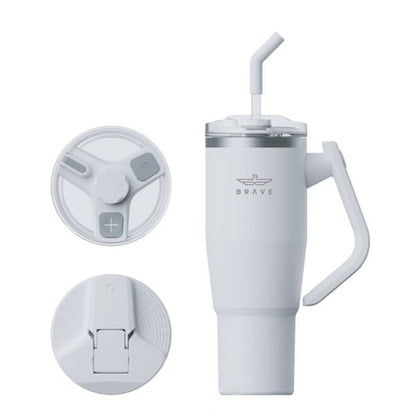 Brave Temp Guard Vacuum Insulated Travel Mug 1200mL - White product photo