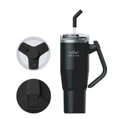 Brave Temp Guard Vacuum Insulated Travel Mug 1200mL - Black product photo