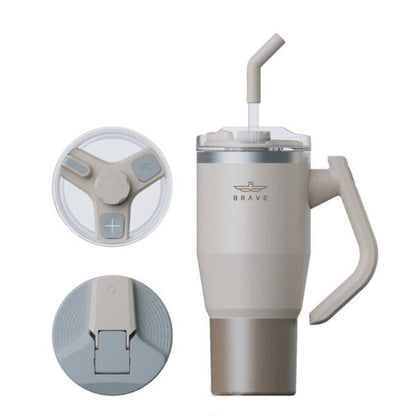 Brave Temp Guard Vacuum Insulated Travel Mug 950ml - Beige product photo