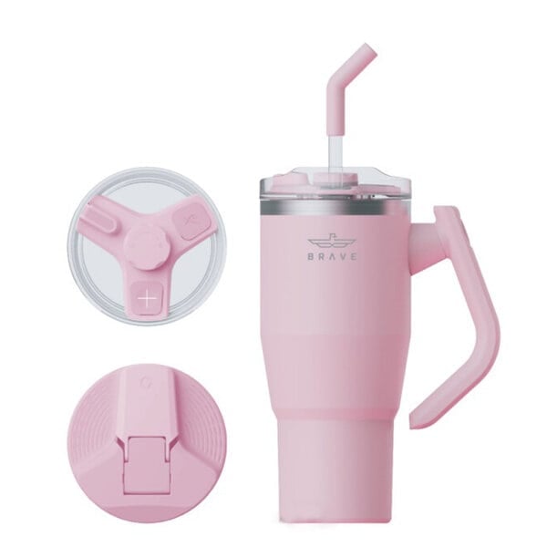 Brave Temp Guard Vacuum Insulated Travel Mug 950ml - Pink product photo