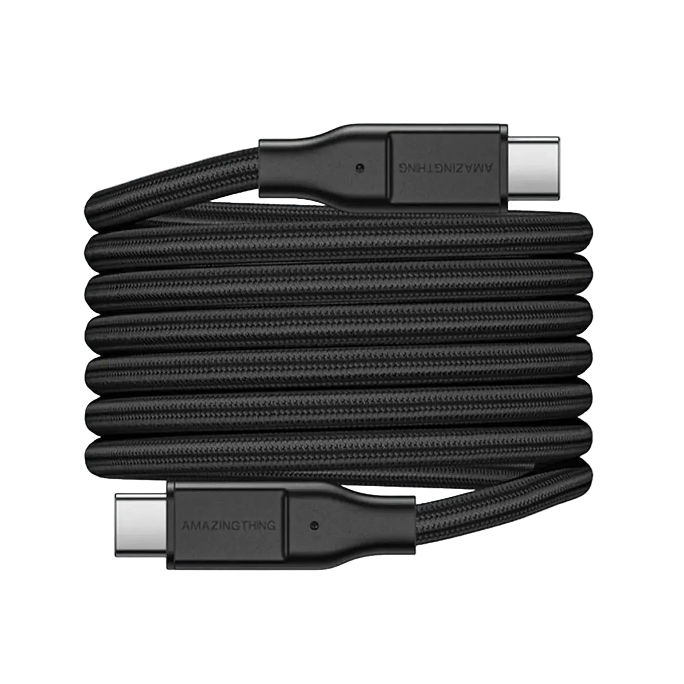 AmazingThing Magcord 60W USB-C To USB-C Magnetic Cable 1 2M - BLACK product photo