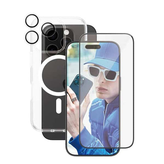 PanzerGlass Flagship 3-in-1 Bundle Care - Case + Screen & Camera Protection product photo
