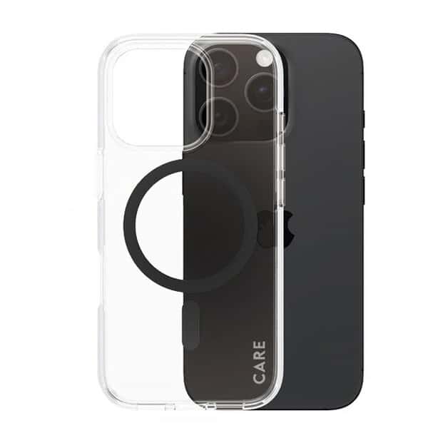 PanzerGlass iPhone 16 Pro Max Case Transparent Urban Combat w Black MagSafe product photo