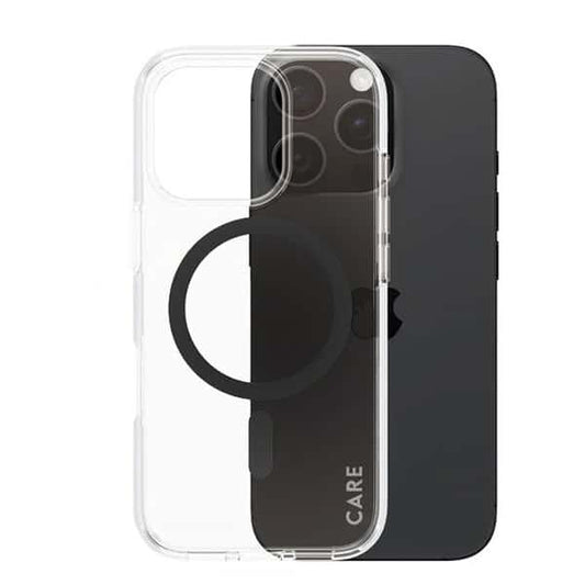 PanzerGlass iPhone 16 Pro Max Case Transparent Urban Combat w Black MagSafe product photo