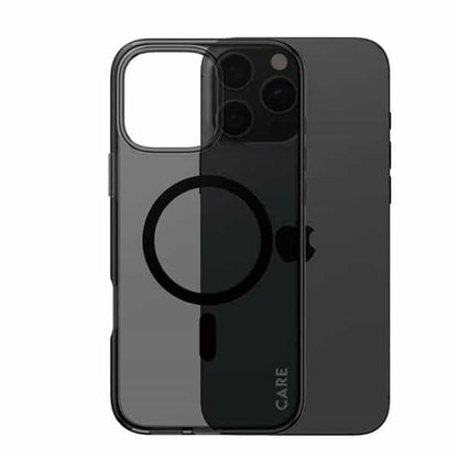 PanzerGlass iPhone 16 Pro CARE Flagship Case Smokey Urban Combat w Black MagSafe