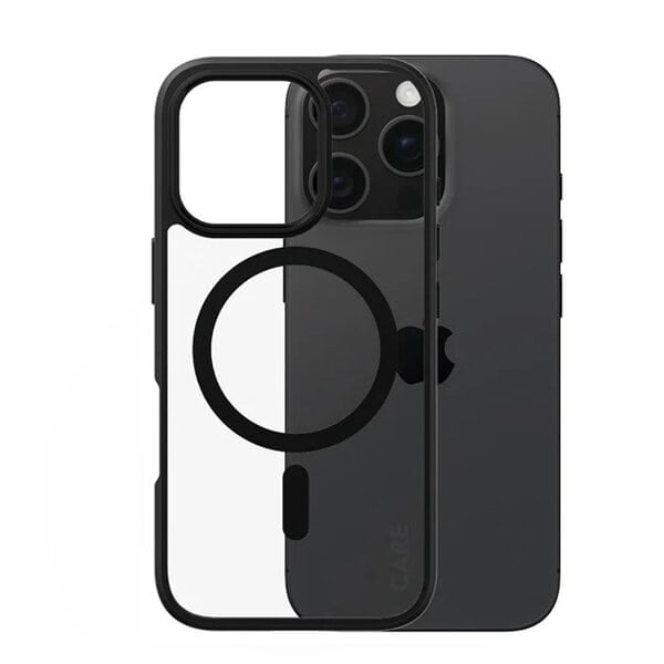 PanzerGlass iPhone 16 Pro CARE Flagship Case Transparent Urban Combat w Black