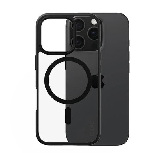 PanzerGlass iPhone 16 Pro CARE Flagship Case Transparent Urban Combat w Black