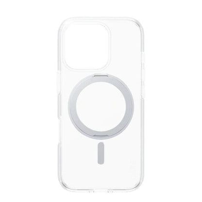 PanzerGlass iPhone 16 Pro Max CARE Feature Case Transparent w Silver Kickstand &