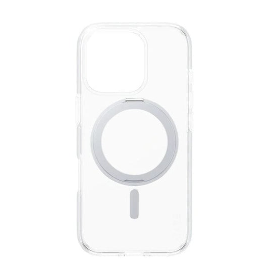 PanzerGlass iPhone 16 Pro Max CARE Feature Case Transparent w Silver Kickstand &
