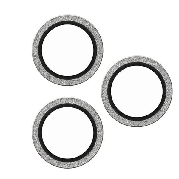 PanzerGlass® SAFE by Camera Lens Protector Glitter Silver iPhone 16 Pro 16 Pro