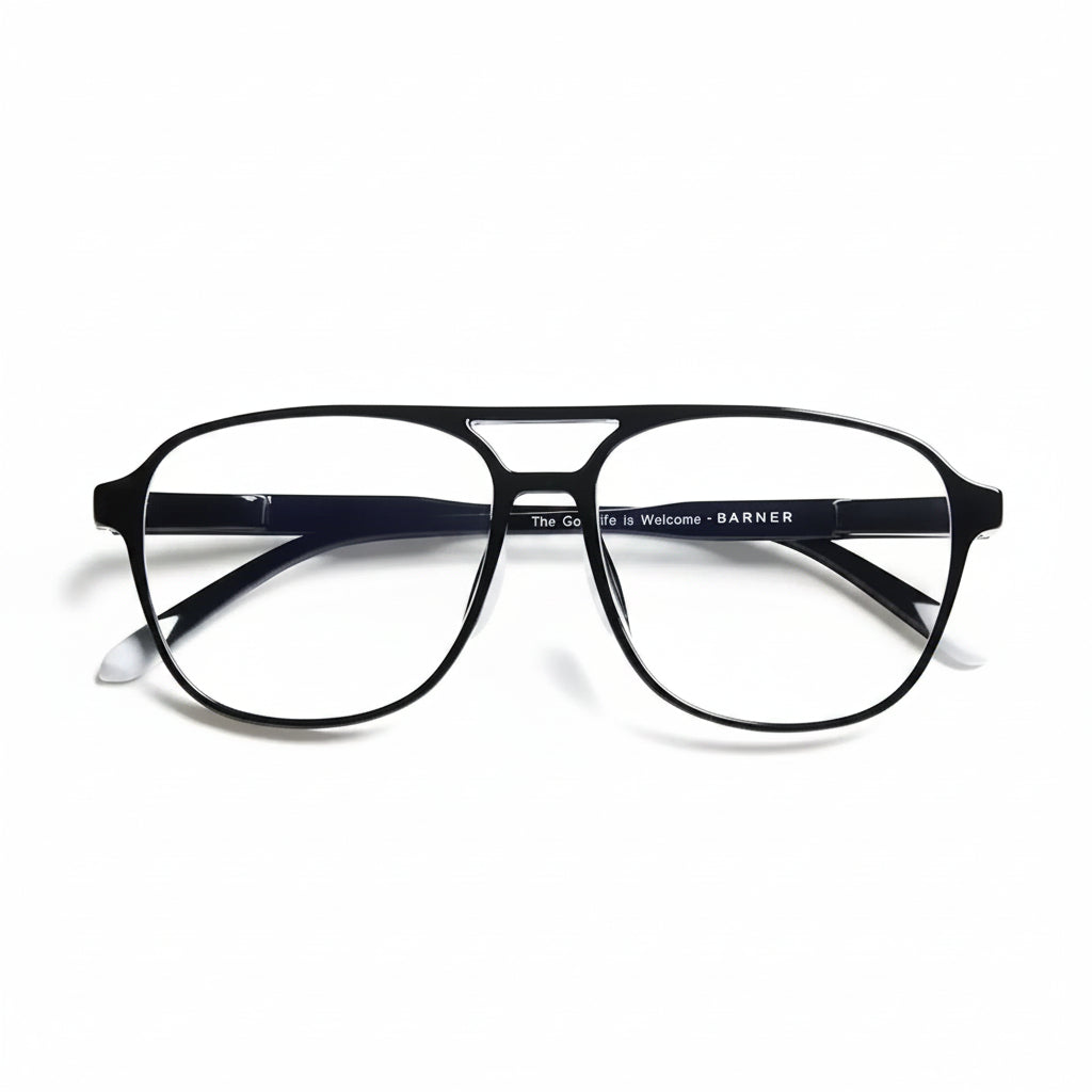 Barner Brad Glossy Screen Glasses - Black Noir product photo