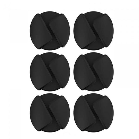 Scosche CMAR-6PKRP Cable Management Kit 6-Pack of Black Adhesive Cable Clips product photo