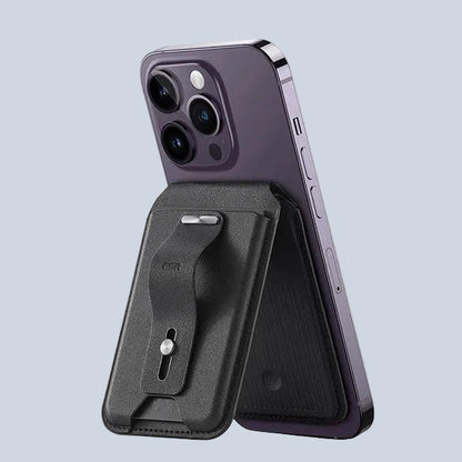 ESR HaloLock Geo Wallet Grip Stand - Midnight - Black product photo