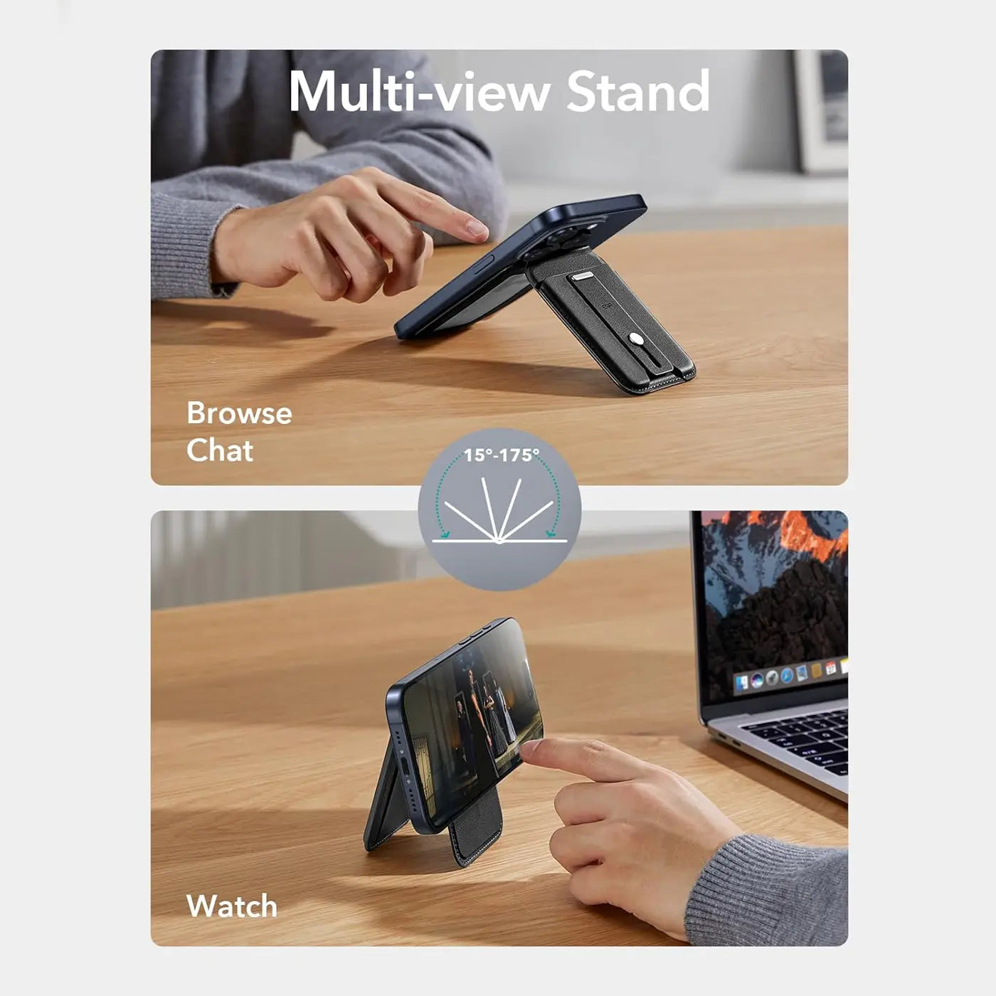 ESR Magsafe Grip Wallet Stand Halolock Black additional product image