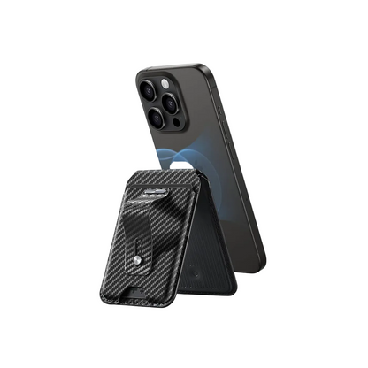 ESR Magsafe Grip Wallet Stand Halolock Black Carbon product photo