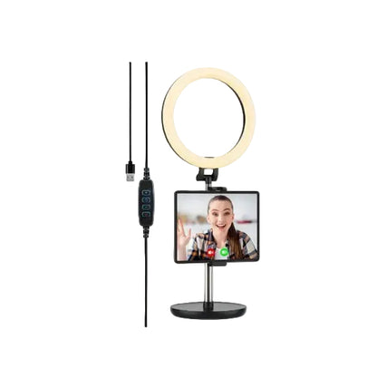 Yoozon 10 2 Inch Desktop Ring Light with Disc Stand WS-20019 product photo