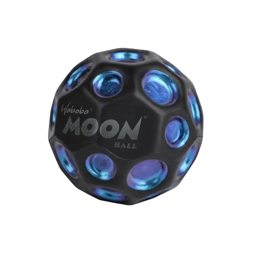 Waboba Dark Side of The Moon Ball - Hyper Bouncing Ball "Wrap"- Blue product photo